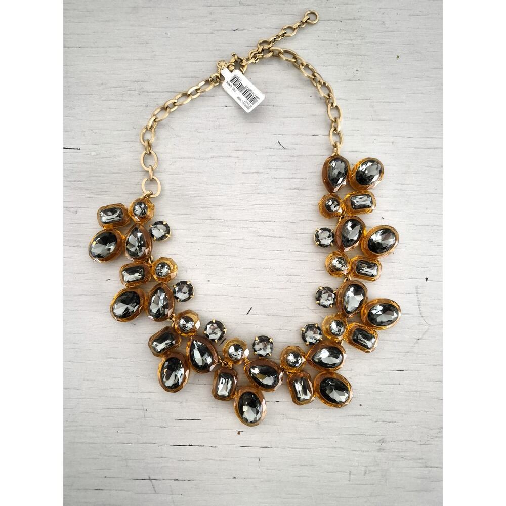 J. Crew Original Jewel Box Statement Necklace Rare - Picture 2 of 4